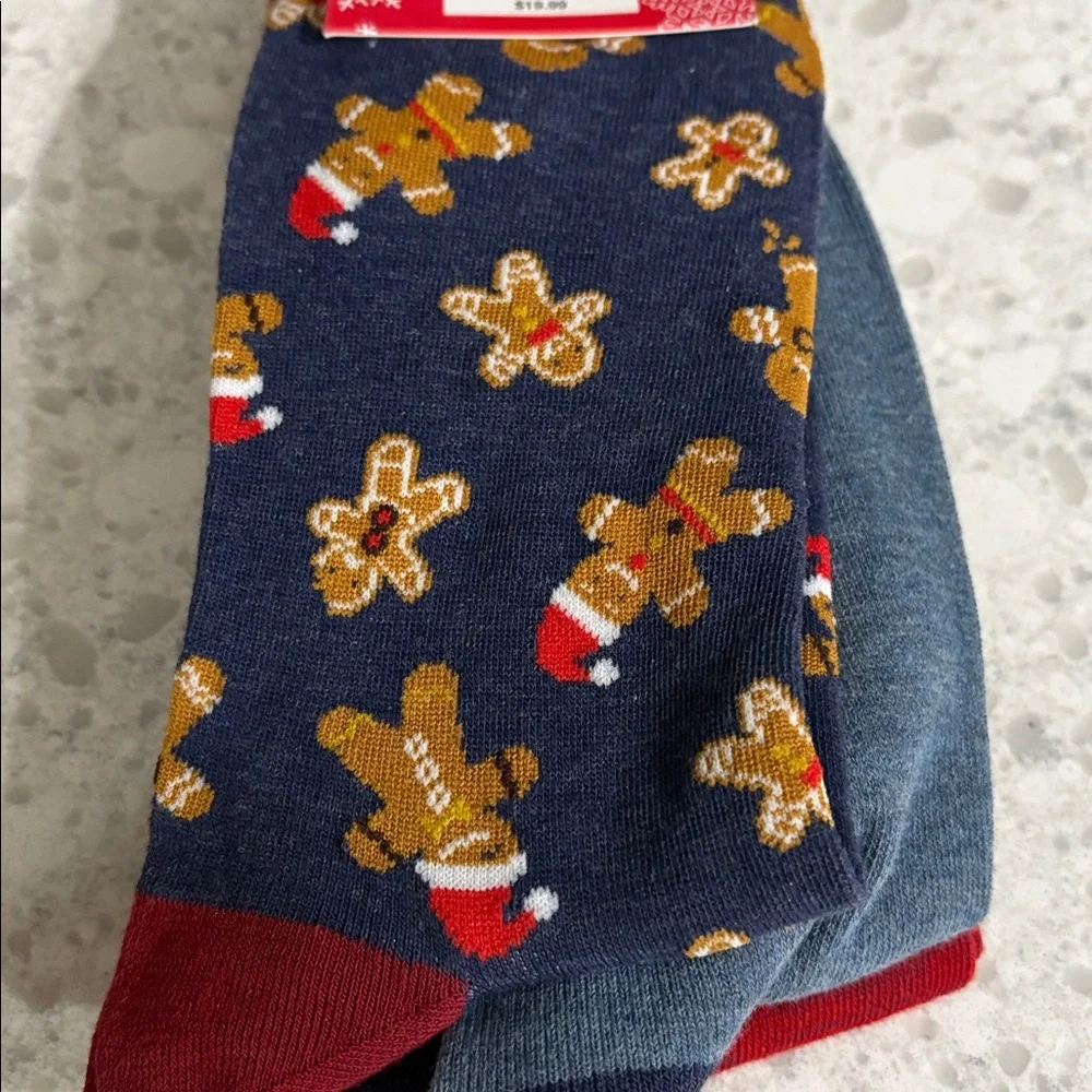 NWT Men’s 3 pack Christmas breathable novelty socks - Picture 11 of 11